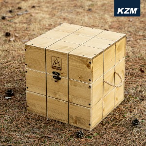 [카즈미]네이처 우드 큐브 박스